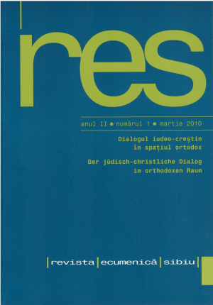 RES 1/2010 Dialogul iudeo-creștin în spațiul ortodox