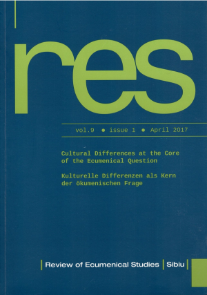 RES 1/2017 Cultural Differences at the Core of Ecumenical Question